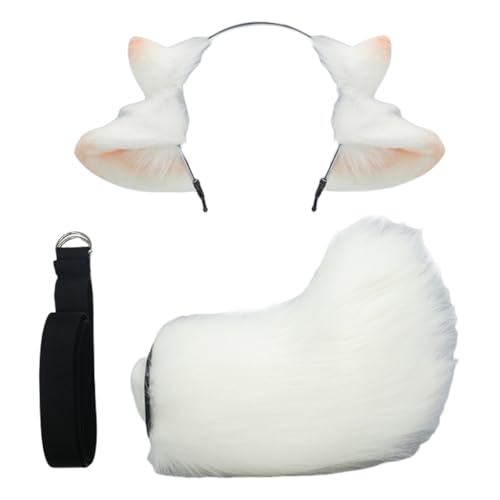 YIGZYCN Schaf-Kostüm-Set, Schafschwanz, Schafohr, Stirnband, Halloween, Schaf, Cosplay, Zubehör für Kinder, Erwachsene, Halloween, Weihnachten YIGZYCN Schaf-Kostüm-Set, Schafschwanz, Schafohr, Stirnband, Halloween, Schaf, Cosplay, Zubehör für Kinder, Erwachsene, Halloween, Weihnachten von YIGZYCN