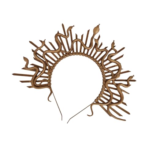 YIGZYCN Stabiles mythisches Medusa-Schlangen-Stirnband, Accessoire für Damenkostüme, Partys und Fotografie-Zubehör YIGZYCN Stabiles mythisches Medusa-Schlangen-Stirnband, Accessoire für Damenkostüme, Partys und Fotografie-Zubehör von YIGZYCN