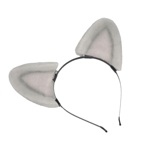 YIGZYCN Tier-Cosplay-Kostüm, Kunstpelze, Wolf, Katzen, Füchse, flauschiger Schwanz, Katzen, Ohren, Stirnbänder, Halloween-Party, Kostümzubehör YIGZYCN Tier-Cosplay-Kostüm, Kunstpelze, Wolf, Katzen, Füchse, flauschiger Schwanz, Katzen, Ohren, Stirnbänder, Halloween-Party, Kostümzubehör von YIGZYCN