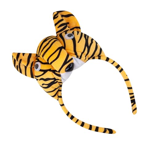 YIGZYCN Tiger-Kostüm für Kinder, Mädchen, inklusive Ohr, Stirnband, Fliege, Handschuhe, Tutus, Schwanz, Zubehör für Tier, Halloween, Cosplay, Party von YIGZYCN