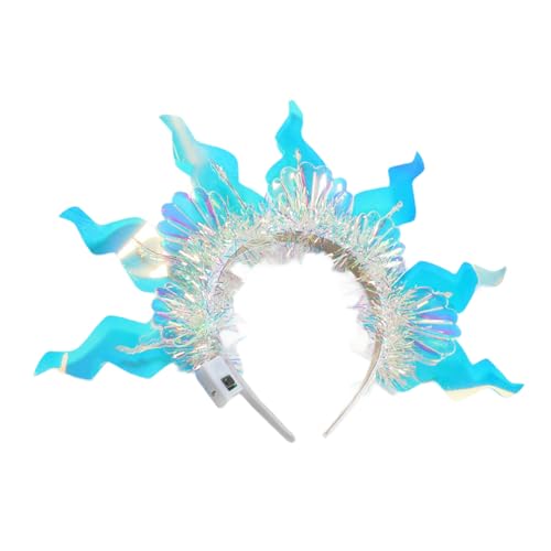 YIGZYCN Tinsel Blingbling Stirnband Raves Kopfwege Weihnachtsfeier Foto Requisiten Weihnachtsfeier Kopfwege Cosplay Accessoires von YIGZYCN