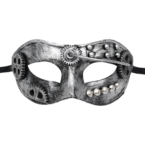 YIGZYCN Unisex Gezackte Maskerade Masken Cosplay Maske Sterevunk Halbe Gesichtsmaske Für Carnivals Halloween Dress Up Party Geschenke YIGZYCN Unisex Gezackte Maskerade Masken Cosplay Maske Sterevunk Halbe Gesichtsmaske Für Carnivals Halloween Dress Up Party Geschenke von YIGZYCN