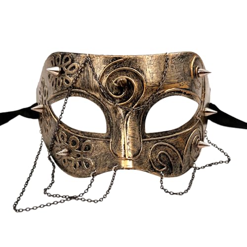 YIGZYCN Unisex Gezackte Maskerade Masken Cosplay Maske Sterevunk Halbe Gesichtsmaske Für Carnivals Halloween Dress Up Party Geschenke YIGZYCN Unisex Gezackte Maskerade Masken Cosplay Maske Sterevunk Halbe Gesichtsmaske Für Carnivals Halloween Dress Up Party Geschenke von YIGZYCN