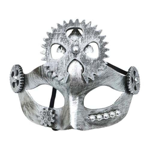 YIGZYCN Unisex gezackte Maskerade Maske Cosplay Maske Steampunk Halbgesichtsmaske für Karneval Halloween Dress Up Party Maske Geschenke YIGZYCN Unisex gezackte Maskerade Maske Cosplay Maske Steampunk Halbgesichtsmaske für Karneval Halloween Dress Up Party Maske Geschenke von YIGZYCN