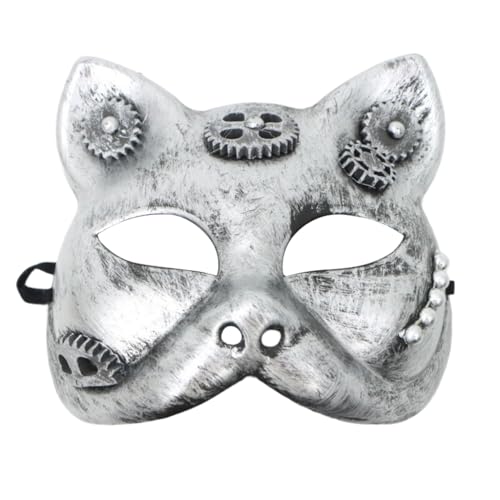 YIGZYCN Unisex gezackte Maskerade Maske Cosplay Maske Steampunk Halbgesichtsmaske für Karneval Halloween Dress Up Party Maske Geschenke von YIGZYCN