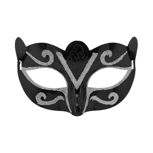 YIGZYCN Venezianermaske, Augenmaske, Glitzer, Halbgesichtsmaske, Augenmaske für Maskerade, Abschlussball, Halloween-Party, Cosplay, Fotoshooting-Geschenk von YIGZYCN