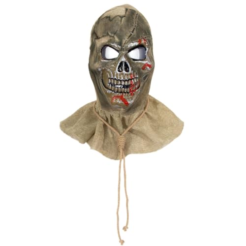 YIGZYCN Vogelscheuchen-Maske, schreckliche Vollkopf-Maske, Maskerade-Maske, gruselige Helme, Halloween, Cosplay-Party, Kostüme, Requisiten für Erwachsene YIGZYCN Vogelscheuchen-Maske, schreckliche Vollkopf-Maske, Maskerade-Maske, gruselige Helme, Halloween, Cosplay-Party, Kostüme, Requisiten für Erwachsene von YIGZYCN