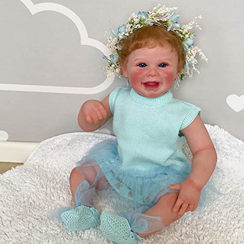 YIHANGG 20Zoll Realistisch Neugeborene Puppe Lebensecht Reborn Baby Puppe Kleinkind 50cm Prinzessin Puppe Sichtbare Adern Kinder Dress Up Geburtstag Geschenke YIHANGG 20Zoll Realistisch Neugeborene Puppe Lebensecht Reborn Baby Puppe Kleinkind 50cm Prinzessin Puppe Sichtbare Adern Kinder Dress Up Geburtstag Geschenke von YIHANGG