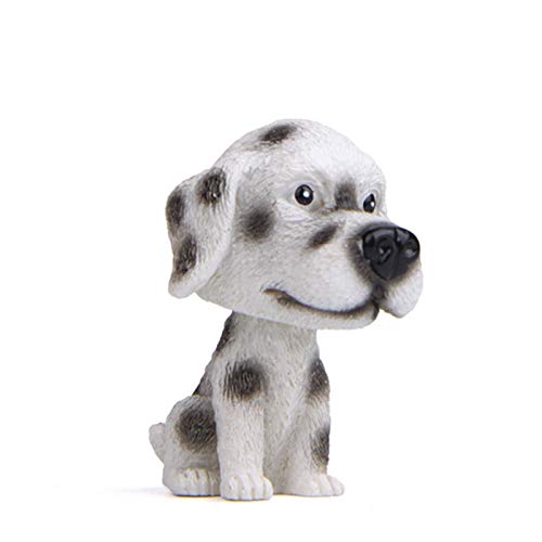 YIHANSS Mini 3D -Auto -Armaturenbrett -Spielzeug -Auto -Ornament Nicken Hunde Schüttler Kopf Bobblehead Puppy Automatische Zubehör Innerndekoration Geschenk (Farbname: 002) von YIHANSS