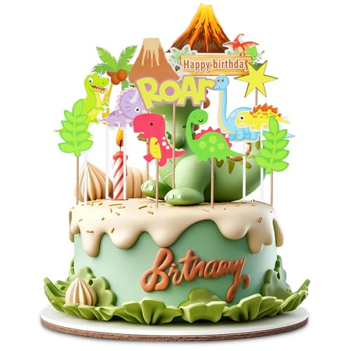 14 Stück Tortendeko Geburtstag, Dinosaurier Muffin Deko, Cartoon Cupcake Toppers, Dino Kuchendeko, Netter Kuchen Topper Deko Set, für Baby Shower Hochzeit Event Party Tiere Thema Dekoration Versorgung 14 Stück Tortendeko Geburtstag, Dinosaurier Muffin Deko, Cartoon Cupcake Toppers, Dino Kuchendeko, Netter Kuchen Topper Deko Set, für Baby Shower Hochzeit Event Party Tiere Thema Dekoration Versorgung von YILANJIN