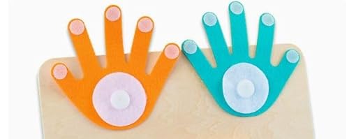 YILANJIN Holz Mathe Spielzeug, Holz Mathe Spielzeug Zählen Lernen, Pädagogisches Lern-Zahlenspielzeug für Kleinkinder, Fingerzähl-Lernspielzeug für 3-6 Jahre Jungen und Mädchen (30×15.5×3 cm) von YILANJIN