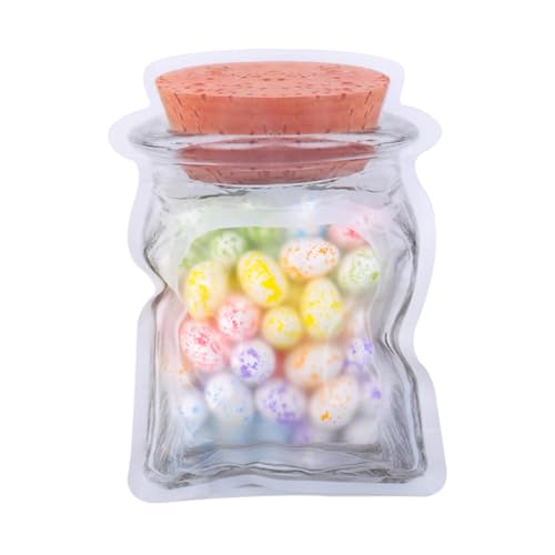 Mini-Ostereier-Dekorationen, Ornament-Set, bunte Kunststoff-Eier, künstliche Ostereier, Festival-Eier für Bastelarbeiten, Heimdekoration, Partyzubehör (mehrfarbig 1, Einheitsgröße), 40 Stück von YILEEGOO