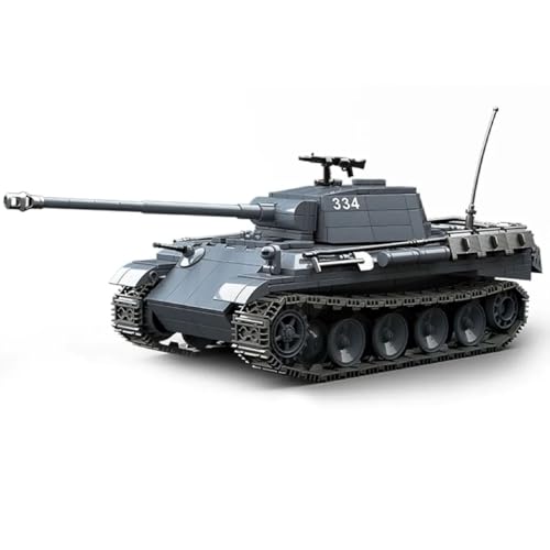 YILETKC Technik Panzer Bausteine, 1180 Teile Militär Klemmbausteine Tank Bausatz, WW2 Tank Modell Spielzeug Geschenk für Kinder Erwachsene, Geschenk für Erwachsene und Kinder Weihnachten, Geburtstag von YILETKC