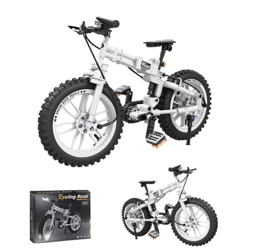 YILETKC Technik Fahrrad Bausteine Modell, 242 Teile Mountainbike Faltrad Bausteine Mountain Bike Modell Bauset, Konstruktionsspielzeug Bike Geschenk für Kinder und Erwachsene von YILETKC
