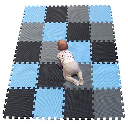 YIMINYUER® 20 Teilige (30cm×30cm×1cm Einzelstück), Puzzlematten Baby, Puzzlematte Spielmatte, Babys Puzzle Matten, Kinder Spielmatten R04R07R12G301020 von YIMINYUER