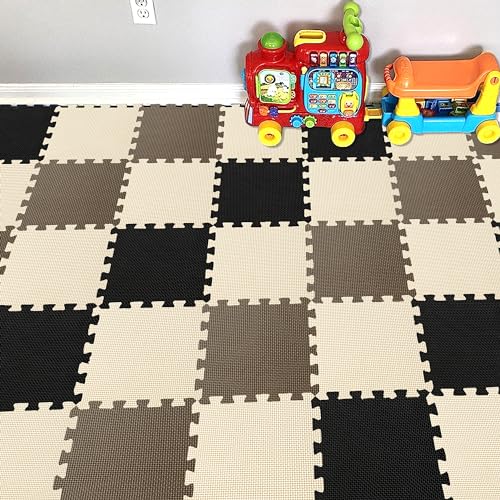 YIMINYUER® 25 Teilige (30cm×30cm×1cm Einzelstück), Puzzlematten Baby, Puzzlematte Spielmatte, Babys Puzzle Matten, Kinder Spielmatten R04R06R10G301025 YIMINYUER® 25 Teilige (30cm×30cm×1cm Einzelstück), Puzzlematten Baby, Puzzlematte Spielmatte, Babys Puzzle Matten, Kinder Spielmatten R04R06R10G301025 von YIMINYUER