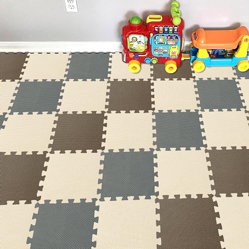 YIMINYUER® 25 Teilige (30cm×30cm×1cm Einzelstück), Puzzlematten Baby, Puzzlematte Spielmatte, Babys Puzzle Matten, Kinder Spielmatten R06R10R12G301025 YIMINYUER® 25 Teilige (30cm×30cm×1cm Einzelstück), Puzzlematten Baby, Puzzlematte Spielmatte, Babys Puzzle Matten, Kinder Spielmatten R06R10R12G301025 von YIMINYUER
