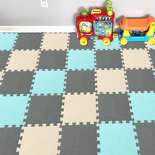 YIMINYUER® 25 Teilige (30cm×30cm×1cm Einzelstück), Puzzlematten Baby, Puzzlematte Spielmatte, Babys Puzzle Matten, Kinder Spielmatten R08R10R12G301025 YIMINYUER® 25 Teilige (30cm×30cm×1cm Einzelstück), Puzzlematten Baby, Puzzlematte Spielmatte, Babys Puzzle Matten, Kinder Spielmatten R08R10R12G301025 von YIMINYUER