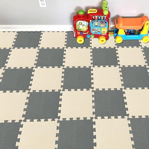 YIMINYUER® 25 Teilige (30cm×30cm×1cm Einzelstück), Puzzlematten Baby, Puzzlematte Spielmatte, Babys Puzzle Matten, Kinder Spielmatten R10R12G301025 YIMINYUER® 25 Teilige (30cm×30cm×1cm Einzelstück), Puzzlematten Baby, Puzzlematte Spielmatte, Babys Puzzle Matten, Kinder Spielmatten R10R12G301025 von YIMINYUER
