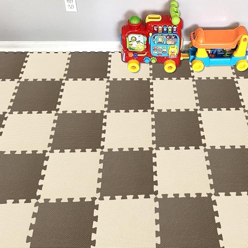 YIMINYUER® 25 Teilige (30cm×30cm×1cm Einzelstück), Puzzlematten Baby, Puzzlematte Spielmatte, Babys Puzzle Matten, Kinder Spielmatten R06R10G301025 YIMINYUER® 25 Teilige (30cm×30cm×1cm Einzelstück), Puzzlematten Baby, Puzzlematte Spielmatte, Babys Puzzle Matten, Kinder Spielmatten R06R10G301025 von YIMINYUER