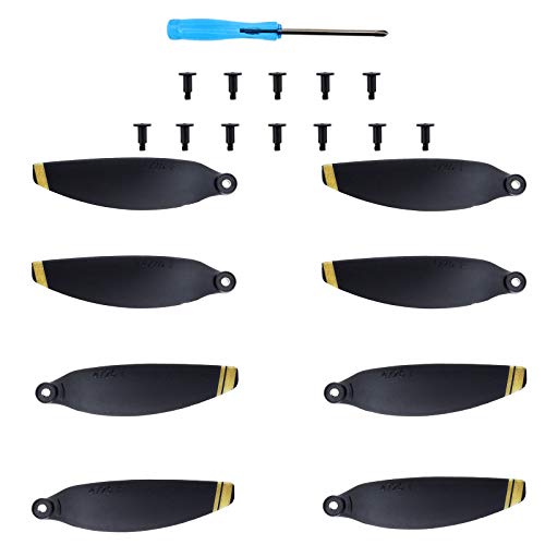 YINETTECH 8-teiliges Propeller-Set mit Schraube und Schraubendreher, Schnellspanner, ger?uscharm, f?r DJI Mavic Mini 4726F Golden Tip YINETTECH 8-teiliges Propeller-Set mit Schraube und Schraubendreher, Schnellspanner, ger?uscharm, f?r DJI Mavic Mini 4726F Golden Tip von YINETTECH