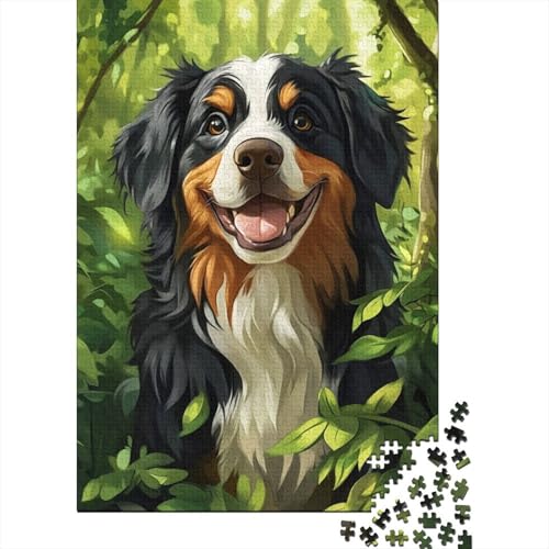 Australian Shepherd Puzzle 1000-teilige Schwer Puzzle Spielzeug Lernspiel Impossible Herausforderungsspielzeug Für Erwachsene Und Kinder in Bewährter 1000pcs (75x50cm) von YINNDKSOK
