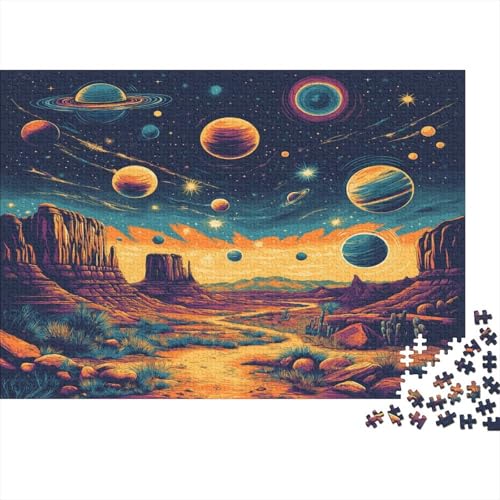 Kosmischer Sternenhimmel 1000 Teile,Impossible Puzzle,Geschicklichkeitsspiel Für Die Ganze Familie, Erwachsenen Puzzlespiel Puzzel 1000pcs (75x50cm) von YINNDKSOK