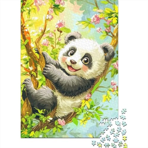 Panda Puzzles 1000-teilige Schwer Puzzle Spielzeug Lernspiel Impossible Herausforderungsspielzeug Für Erwachsene Und Kinder in Bewährter 1000pcs (75x50cm) von YINNDKSOK