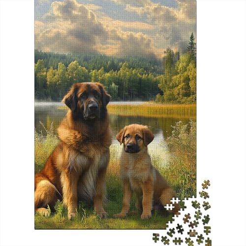 Tibetanischer Mastiff Puzzle 1000 Teile Schwer Puzzle Spielzeug Lernspiel Impossible Herausforderung Spielzeug Für Erwachsene Und Kinder in Bewährter 1000pcs (75x50cm) von YINNDKSOK