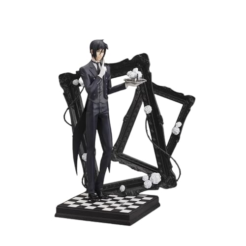 YINTMI Für Black Butler Figur Spielzeug Anime Charakter Puppe Anime Modelle Statue, PVC Action Figur Spielzeug Desktop Dekoration Sammlerstücke Ornamente, Geeignet Für 14 Jahre Und Älter von YINTMI