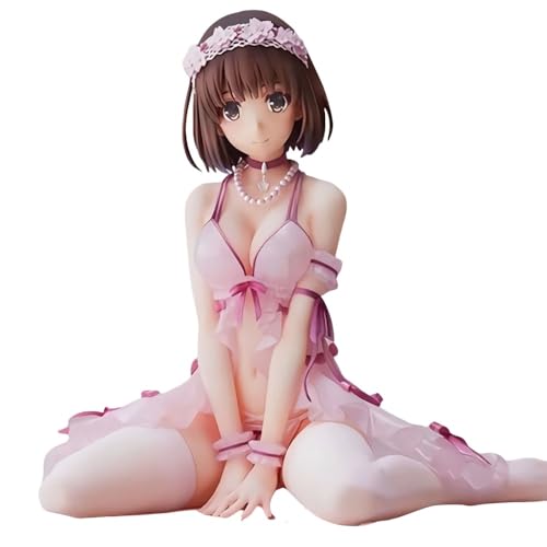 YINTMI Für Nachtwäsche Megumi Kato Figur Spielzeug Anime Charakter Puppe Anime Modelle Statue, PVC Action Figur Spielzeug Desktop Dekoration Sammlerstücke Ornamente, Geeignet Für 14 Jahre Und Älter von YINTMI
