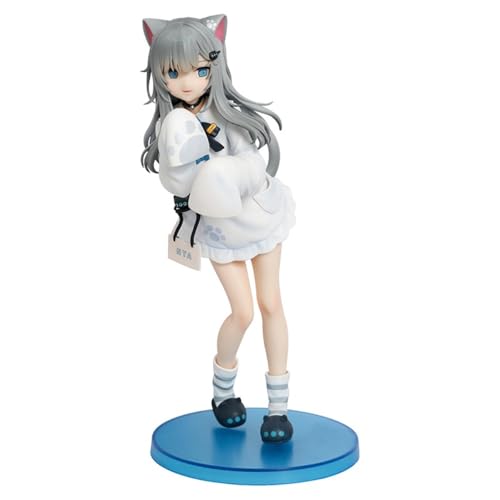 YINTMI Für Niedliche Katze Dame Figur Spielzeug Anime-Charakter Puppe Anime-Modelle Statue, PVC-Action-Figur Spielzeug Desktop-Dekoration Sammlerstücke Ornamente, Geeignet Für 14 Jahre Und Älter von YINTMI