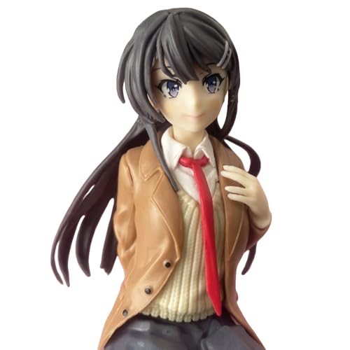 YINTMI Für Sakurajima Mai Mizuhara Figur Spielzeug Anime Charakter Puppe Anime Modelle Statue, PVC Action Figur Spielzeug Desktop Dekoration Sammlerstücke Ornamente, Geeignet Für 14 Jahre Und Älter von YINTMI