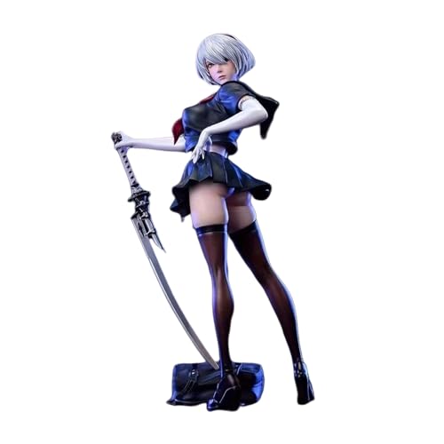 YINTMI Für Stehende 2B Figur Spielzeug Anime Charakter Puppe Anime Modelle Statue, PVC Action Figur Spielzeug Desktop Dekoration Sammlerstücke Ornamente, Geeignet Für 14 Jahre Und Älter YINTMI Für Stehende 2B Figur Spielzeug Anime Charakter Puppe Anime Modelle Statue, PVC Action Figur Spielzeug Desktop Dekoration Sammlerstücke Ornamente, Geeignet Für 14 Jahre Und Älter von YINTMI