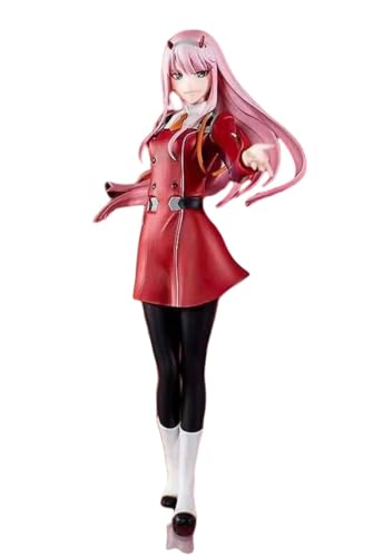 YINTMI Für Zero Two Figur Spielzeug Anime Charakter Puppe Anime Modelle Statue, PVC Action Figur Spielzeug Desktop Dekoration Sammlerstücke Ornamente, Geeignet Für 14 Jahre Und Älter von YINTMI