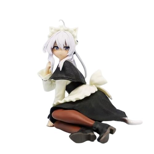 YINTMI für Elaina Figur Spielzeug Anime Charakter Puppe Anime Modelle Statue, PVC Action Figur Spielzeug Desktop Dekoration Sammlerstücke Ornamente, geeignet für 14 Jahre und älter (Drudge) von YINTMI