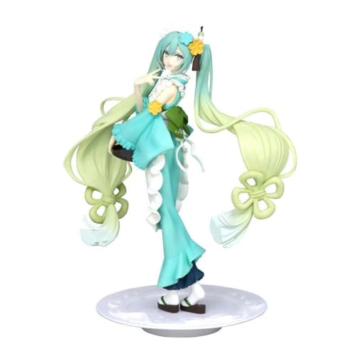 YINTMI für Hatsune Miku Figur Spielzeug Anime Charakter Puppe Anime Modelle Statue, PVC Action Figur Spielzeug Desktop Dekoration Sammlerstücke Ornamente, geeignet für 14 Jahre und älter (Mintgrün) YINTMI für Hatsune Miku Figur Spielzeug Anime Charakter Puppe Anime Modelle Statue, PVC Action Figur Spielzeug Desktop Dekoration Sammlerstücke Ornamente, geeignet für 14 Jahre und älter (Mintgrün) von YINTMI