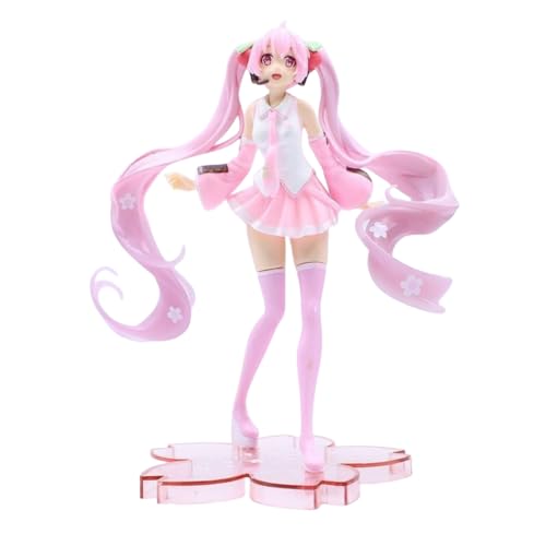 YINTMI für Hatsune Miku Figur Spielzeug Anime Charakter Puppe Anime Modelle Statue, PVC Action Figur Spielzeug Desktop Dekoration Sammlerstücke Ornamente Sammlerstücke Statue Geschenke (Sakura) von YINTMI
