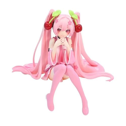 YINTMI für Hatsune Miku Figur Spielzeug Anime Charakter Puppe Anime Modelle Statue, PVC Action Figur Spielzeug Desktop Dekoration Sammlerstücke Ornamente Sammlerstücke Statue Geschenke (Sitzende) von YINTMI
