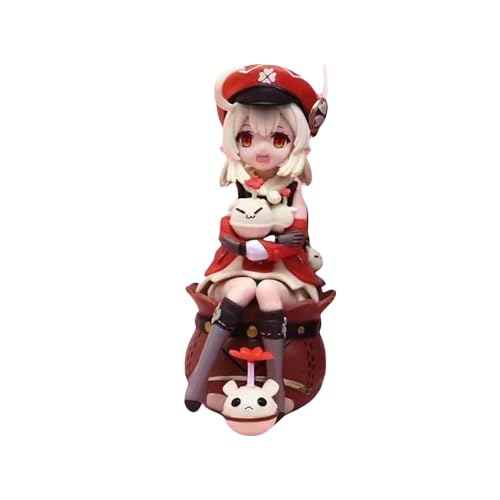 YINTMI für Klee Figur Spielzeug Anime Charakter Puppe Anime Modelle Statue, PVC Action Figur Spielzeug Desktop Dekoration Sammlerstücke Ornamente Sammlerstücke Statue Geschenke (Sitzender Klee) von YINTMI