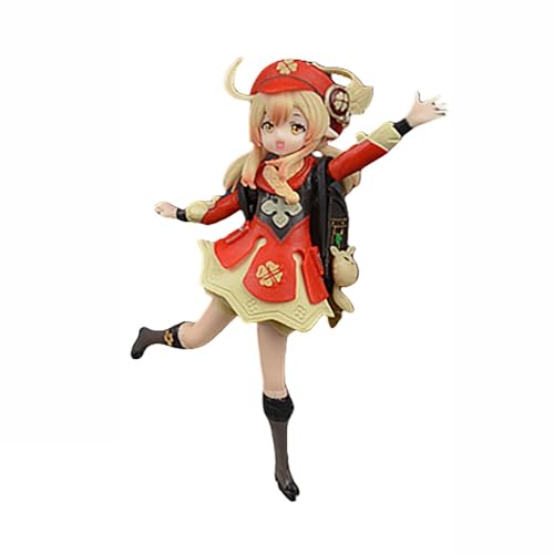 YINTMI für Klee Figur Spielzeug Anime Charakter Puppe Anime Modelle Statue, PVC Action Figur Spielzeug Desktop Dekoration Sammlerstücke Ornamente Sammlerstücke Statue Geschenke (Winkender Klee) von YINTMI