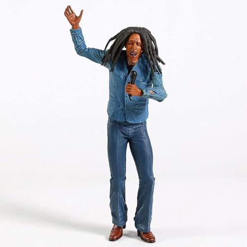 YINTMI für Musik Legenden Bob Marley Reggae Sänger Figur Spielzeug Anime Charakter Puppe Anime Modelle Statue, PVC Action Figur Spielzeug Desktop Dekoration Sammlerstücke Ornamente YINTMI für Musik Legenden Bob Marley Reggae Sänger Figur Spielzeug Anime Charakter Puppe Anime Modelle Statue, PVC Action Figur Spielzeug Desktop Dekoration Sammlerstücke Ornamente von YINTMI