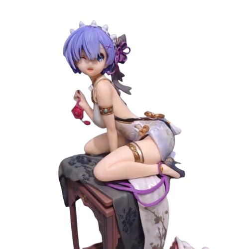 YINTMI für Rem & Emilia Cheongsam Figur Spielzeug Anime Charakter Puppe Anime Modelle Statue, PVC Action Figur Spielzeug Desktop Dekoration Sammlerstücke Ornamente YINTMI für Rem & Emilia Cheongsam Figur Spielzeug Anime Charakter Puppe Anime Modelle Statue, PVC Action Figur Spielzeug Desktop Dekoration Sammlerstücke Ornamente von YINTMI