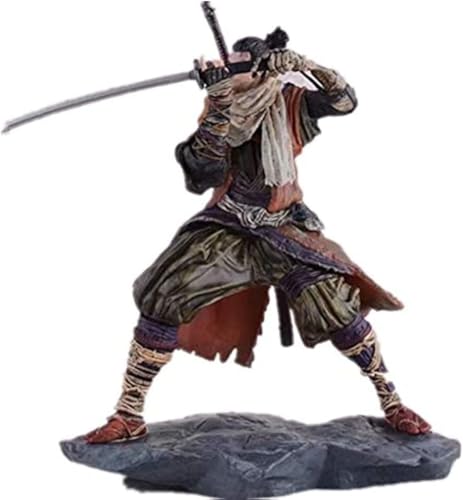 YINTMI für Sekiro Figur Spielzeug Anime Charakter Puppe Anime Modelle Statue, PVC Action Figur Spielzeug Desktop Dekoration Sammlerstücke Ornamente von YINTMI