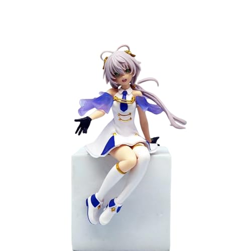 YINTMI für Weiß Luo Tianyi Figur Spielzeug Anime Charakter Puppe Anime Modelle Statue, PVC Action Figur Spielzeug Desktop Dekoration Sammlerstücke Ornamente Sammlerstücke Statue Geschenke (Weiß) von YINTMI