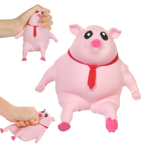 YINZZTRY Piggy Squeeze Toy, Anti Stress Schwein, Schweine Spielzeug, Stress Toy Schwein, Schwein Quetsch Spielzeug, Kreatives Dekompressions Piggy, Fidget Toys für Kinder Erwachsener YINZZTRY Piggy Squeeze Toy, Anti Stress Schwein, Schweine Spielzeug, Stress Toy Schwein, Schwein Quetsch Spielzeug, Kreatives Dekompressions Piggy, Fidget Toys für Kinder Erwachsener von YINZZTRY