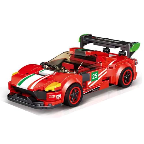 YINcrinx 314Teile Supercar-Bausteine, pädagogisches Kleinteil-Bauset für Kinder. Modellauto-Spielzeug zum Ausstellen, Schreibtischdekoration, Modellauto-Spielzeug. von YINcrinx