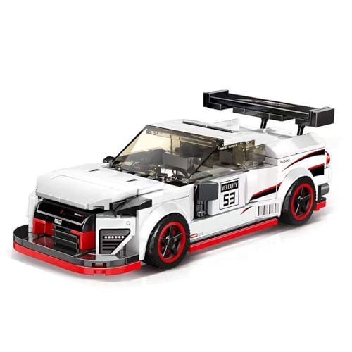 YINcrinx 326-teiliges Rennwagen-Bausteinset, Supercar-Modell zum Zusammenbauen für Kinder, Spielzeug für den Tisch, Geburtstagsgeschenk für Kinder von YINcrinx