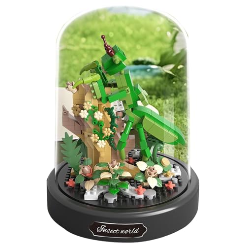 YINcrinx Gottesanbeterin Ewige Blume Konstruktionsspielzeug, Innendekorationssets, Bastelspielzeug, Erwachsene & Kinder, Geschenke, Dekorationen, Sammlerstücke von YINcrinx