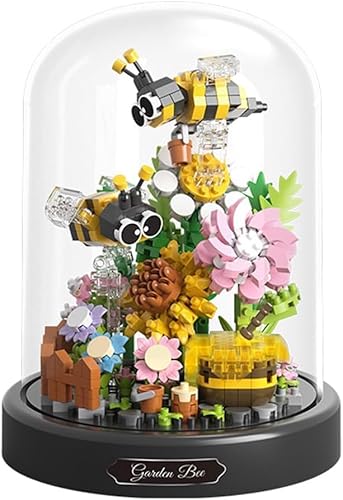 YINcrinx Honigbiene Ewige Blume Konstruktionsspielzeug, Innendekorationssets, Bastelspielzeug, Erwachsene & Kinder, Geschenke, Dekorationen, Sammlerstücke von YINcrinx